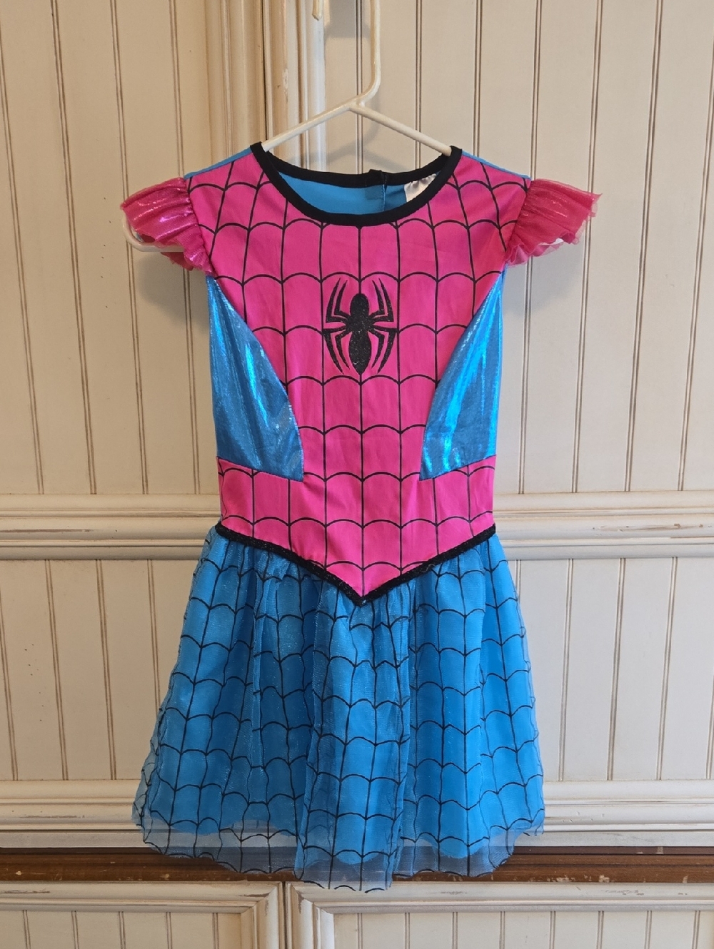 Marvel Pink & Blue Spiderman Kids Costume Dress
